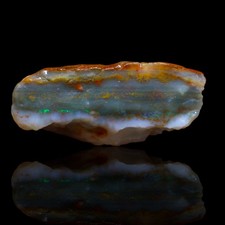 14.20 Cts Natural Australian Fire Opal Gemstone Jewelry Making Rough 25x12x9 mm