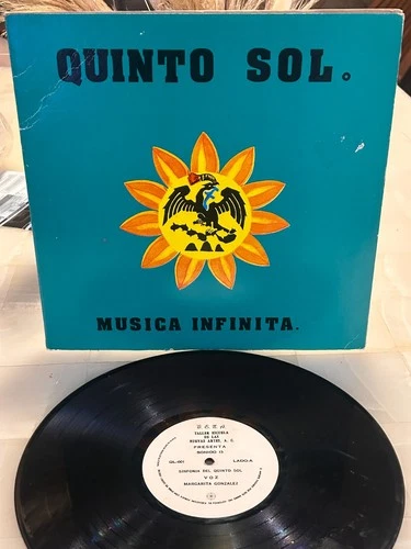 TINO CONTRERAS Quinto Sol - Musica Infinita  1978 MEXICO PROMO LP LATIN JAZZ
