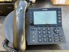 Lot of 10 Mitel IP480G VoIP Black Business Desk Phone with Stand and Handset