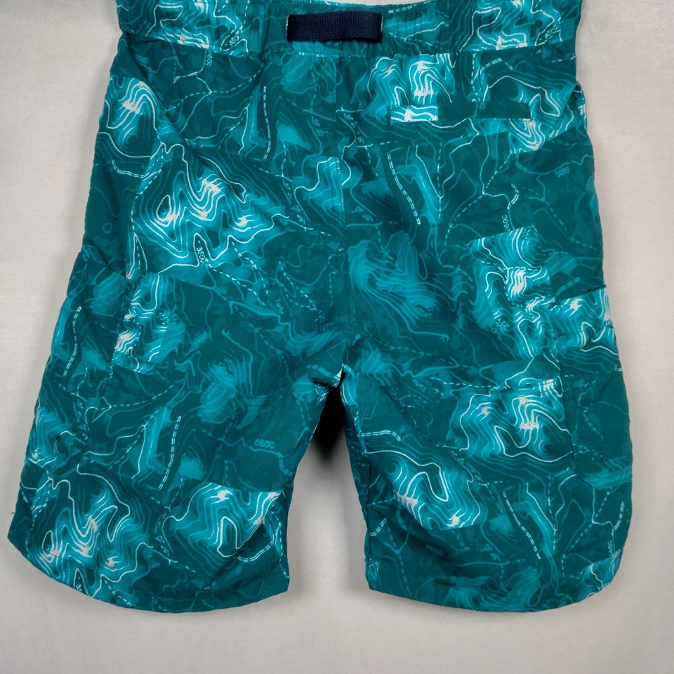 Lands End Swim Trunks Youth Boys L 10-12 H Husky Blue Ocean Cargo Swim Shorts - Image 2 of 4