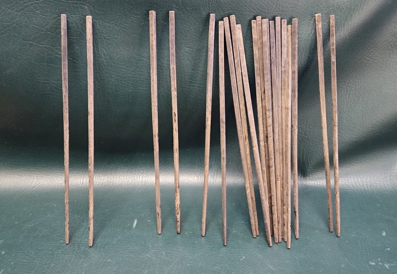 Antique Bamboo Chopsticks Lot Of 20