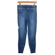 Spanx Distressed Ankle Skinny Jeans size Medium Blue