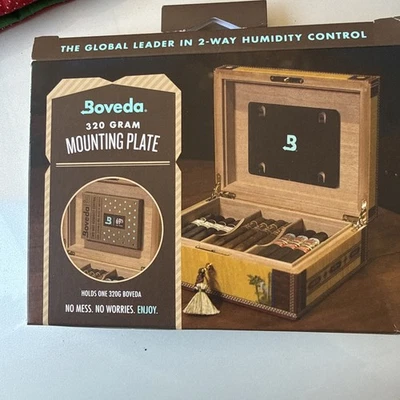 Boveda Metal Boveda Mounting Plate | For Use With One (1) Size 320 Boveda (Sold - Image 1 of 4
