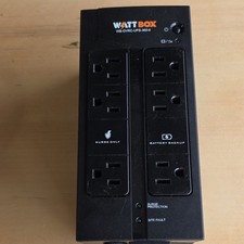 WattBox WB-OVRC-UPS-350-6 Desktop UPS 350VA 100W 120V 12A 6 Outlet Black