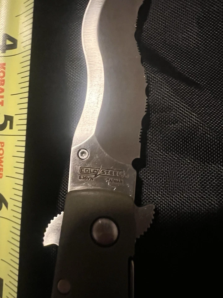 Cold Steel Ti Lite 6 S35VN Green G-10 Handle Folding Pocket Knife - Image 4 of 4