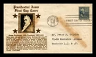 US COVER JAMES BUCHANAN PRESIDENTIAL SERIES FDC SCOTT 820 CROSBY PHOTO CACHET