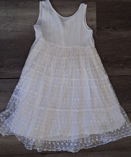 Little Girls Slip Full April Cornell Cornelloki Size 3 / 4 Vintage Lace 2 Layer