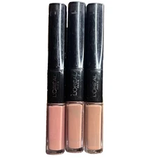 Loreal Paris Infallible Pro Last 2 Step Lipstick 119 Neverending Nutmeg Lot of 3