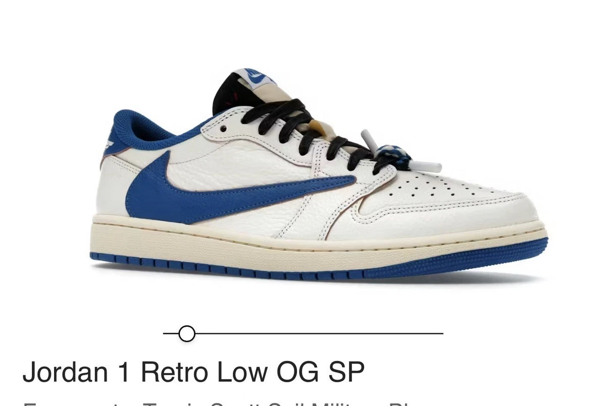Jordan 1 Retro Low White Sport Blue for Sale | Authenticity