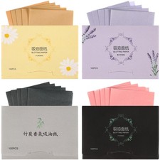 Fogli Assorbenti Olio Viso Trucco Carta Blotter Pratici per Pelle Grassa