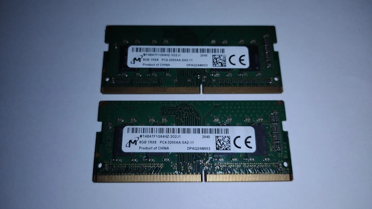 Micron SO-DIMM 8 GB DDR4 SDRAM Memory (RAM) 2 Modules for sale | eBay