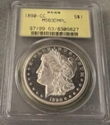 1890 CC Morgan Dollar   PCGS MS 63 DMPL (OGH)  Fantastic Mirrors & Eye Appeal