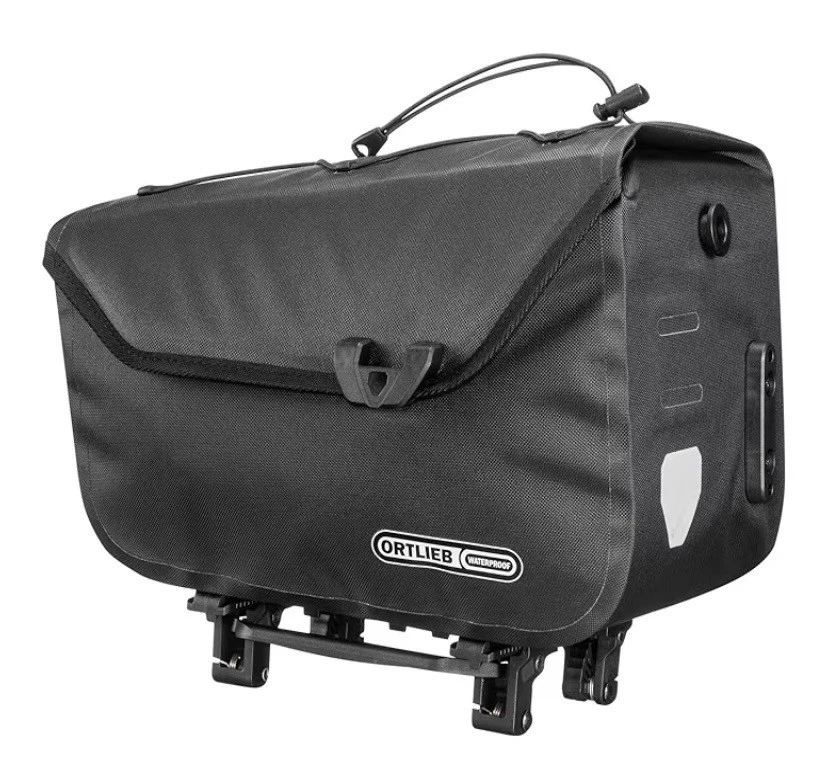 Bolso maletero eléctrico Ortlieb impermeable negro hecho en Alemania Foto 2 de 2