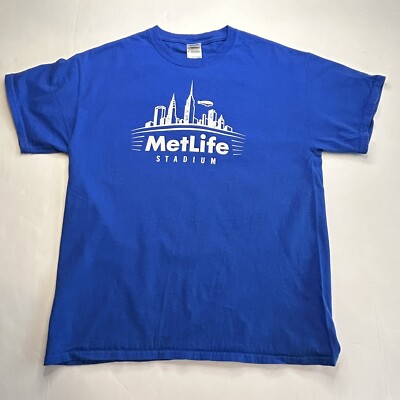 MetLife Stadium Men s Shirt Blue Size Large