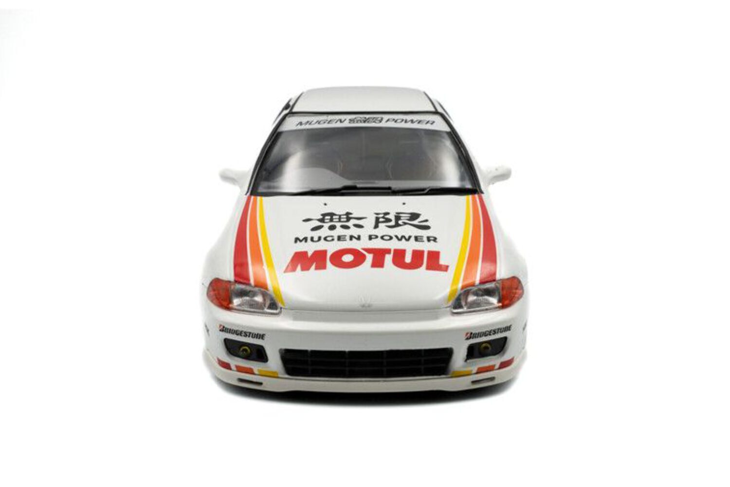 Solido 1992 Honda Civic EG6 Hatchback Mugen Power Racing White 1:18 S1810404