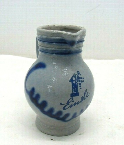 Made In Germany Einsle Pottery Salt Glaze Stoneware ~ 0.25L Creamer Pitcher