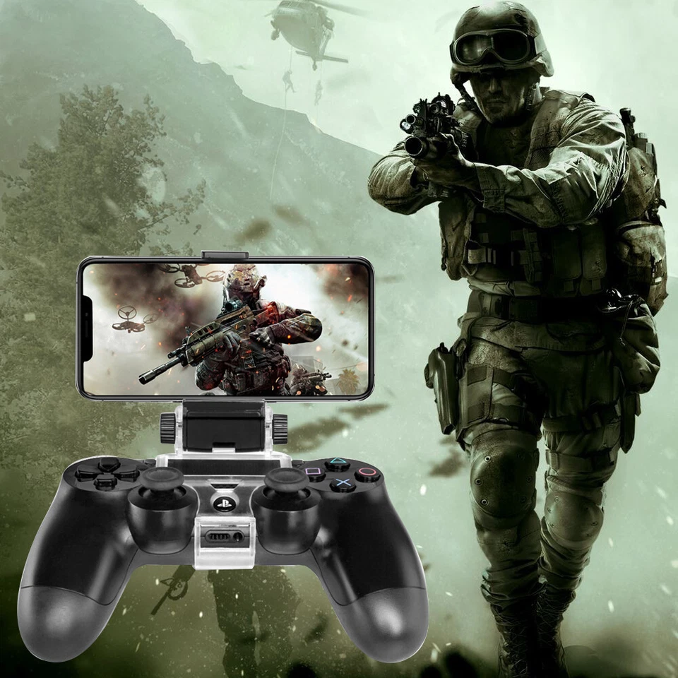 PS4 Controller Phone Clip Holder Clamp Mount Bracket for Sony PlayStation 4 PS4 - Image 2 of 4