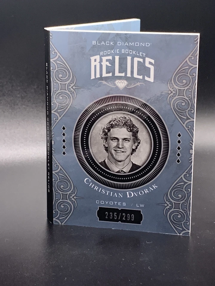 2016-17 Upper Deck Black Diamond Booklet Relics /299 Christian Dvorak Rookie RC - Image 4 of 4