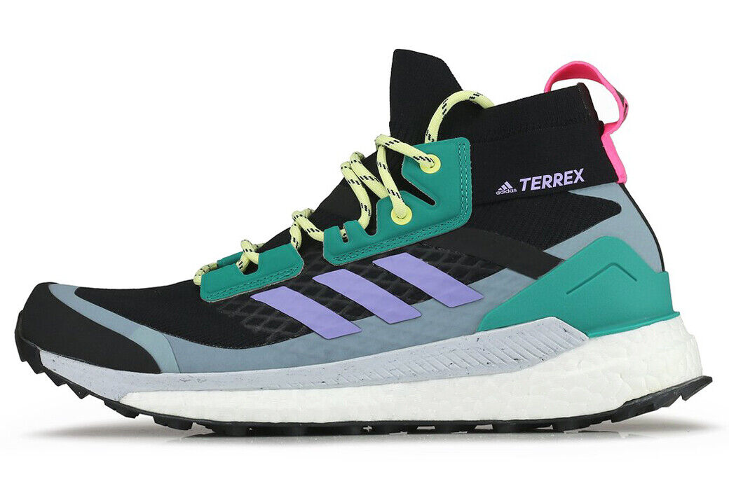 ADIDAS TERREX FREE HIKER CORE BLACK/GREEN 400 UK9,5 US10 ADIDAS TERREX FREE HIKER CORE BLACK/GREEN 400 UK9,5 US10