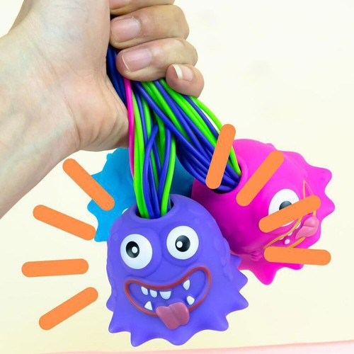 Funny Stress Relief Screaming Monster Pull Its Hair Toy Kids Adults Xmas Gift TK - Picture 11 of 26