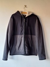 James Perse Y/osemite Hoodie Full Zip Fleece Jacket Grey/black Large 44 In