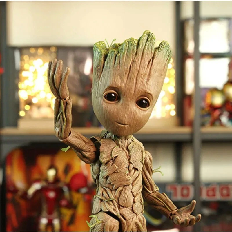 26CM Mini Baby Groot Figurine | Guardians of the Galaxy Marvel Avengers Toy UK — 第 4/4 张图片