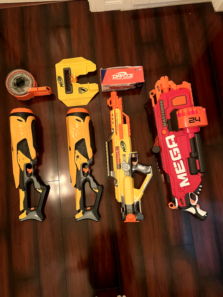 Used Nerf Gun Lot No Batteries or Darts Included Used Nerf Gun Lot No Batteries or Darts Included