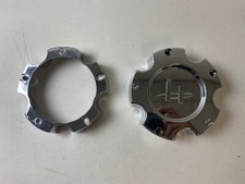 Used Helo Wheels 835b5139 He835s5139 2-piece Chrome Wheel Center Cap Used Helo Wheels 835b5139 He835s5139 2-piece Chrome Wheel Center Cap