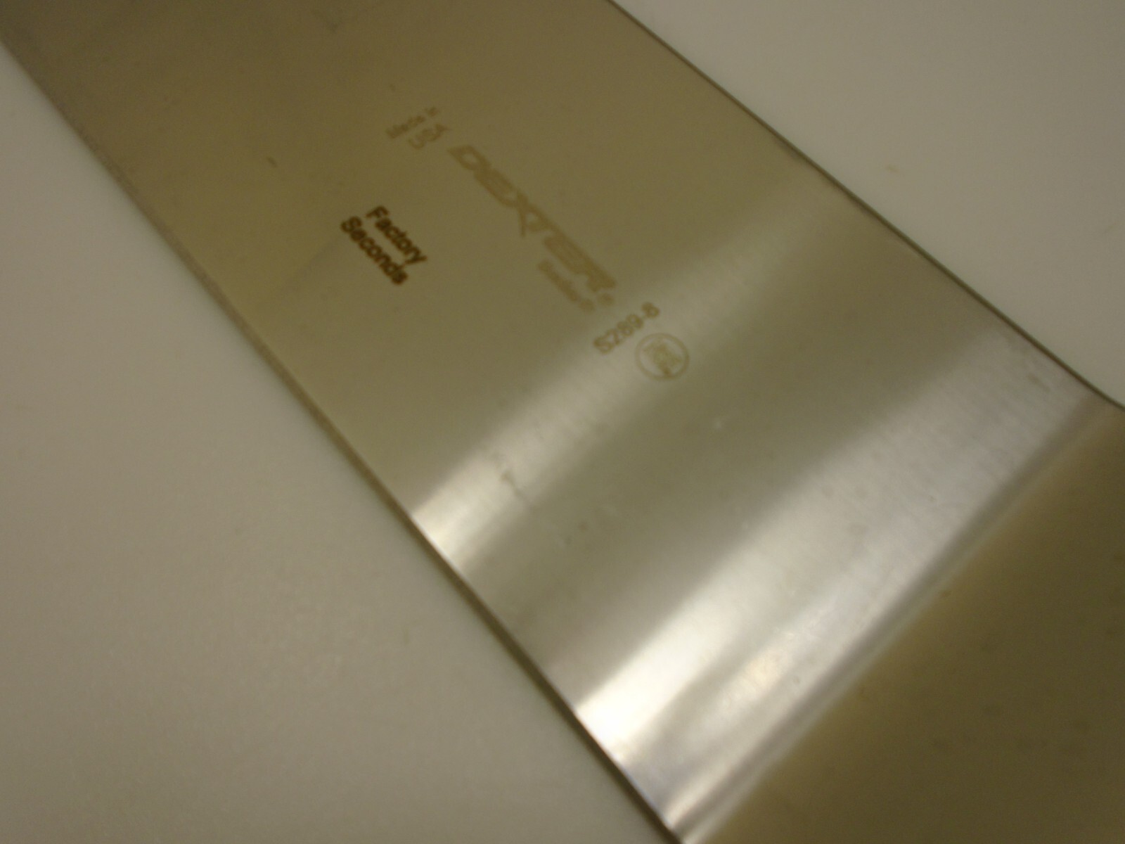 Dexter USA Smashburger  Spatula S289-8 LARGE 8X4 Blade Black Handle Factory2nd