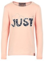 Schickes La Shirt In Rose Smoke Mit Straß Verziert Von Creamie