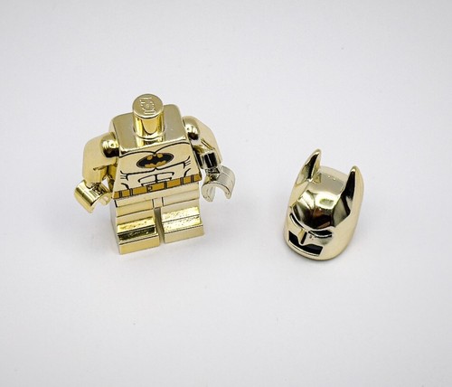 Lego Cromo Chapado en Oro Batman Minifigura DC Superhéroes ¡Nuevo!! - Imagen 2 de 3