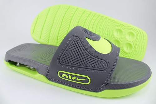 Nike Men's Air Max Cirro Slide Dark Grey Volt, 8