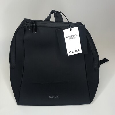 Tucano Italian Neoprene Black Backpack Trap Travel Laptop Bag O.D.D.S. NEW Light