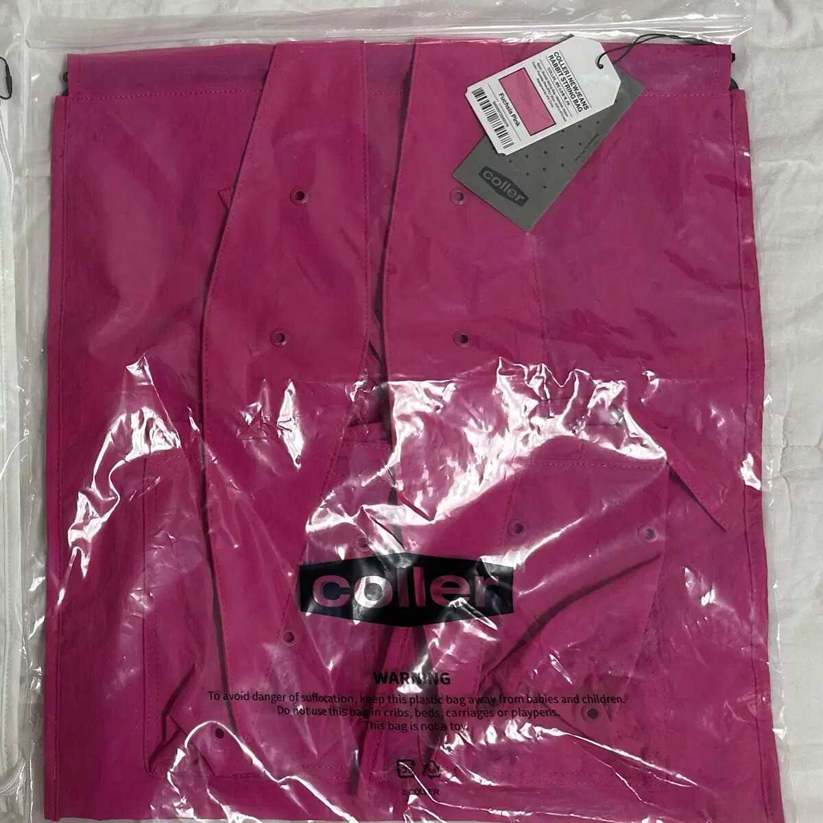 newjeans Colle Rabbit String Bag Fuchsia Pink | eBay