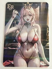 AI ART ER ER017 Holographic Qingcheng Royal Sister Goddess Story  Card