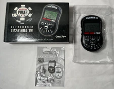 Excaliber Electronic Talking Texas Hold Em World Series of Poker EUC