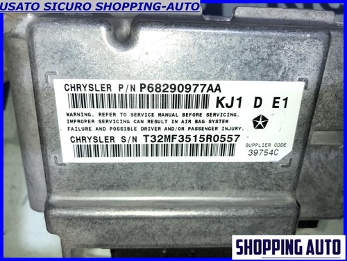 CENTRALINA SRS CHRYSLER JEEP CHEROKEE - 39754C - Foto 2 di 2