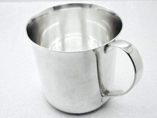 Tiffany  Co. Sterling Silver 142.5 Gram Baby Cup in Tiffany Pouch  Box