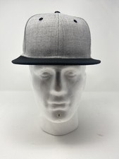NWT OC Sports Gray And Black Blank Hat Cap Flex Proflex L/XL