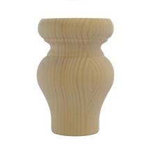 Large Pine Tulip Foot 83mm * 120mm 5" Wooden Furniture Feet CHOOSE QUANTITY A4TF
