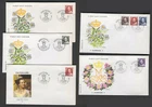 Denmark S01 5 FDC 1982 7v The Queen Margarethe II