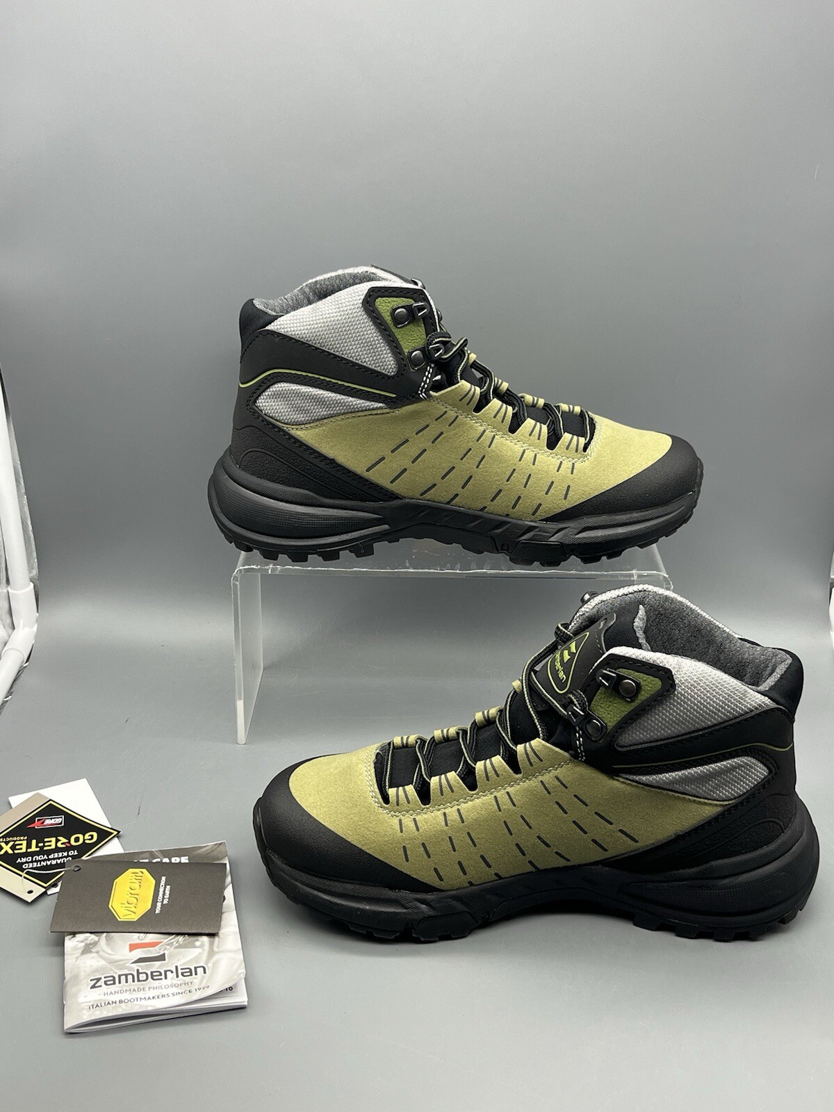 Zamberlan Circe GTX Gore-Tex Women’s 6 Hiking Boots Sage Made in Italy Tried On