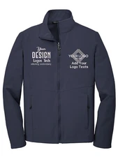 Ink Stitch Design Your Own Custom Logo Texts Stitching Soft Shell Jackets J901