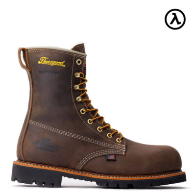 THOROGOOD AMERICAN LEGACY WP 400G INSULATED 8  NANO SAFETY TOE BOOTS 804-4520