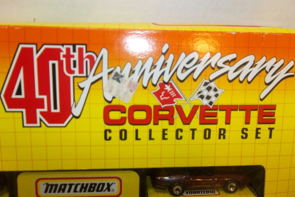 Matchbox 40th Anniversary Corvette Collector Set 1993 NEW - Image 2 of 4