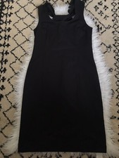 Banana Republic Size Small Women's Black Knot Back Sleeveless Dress M6