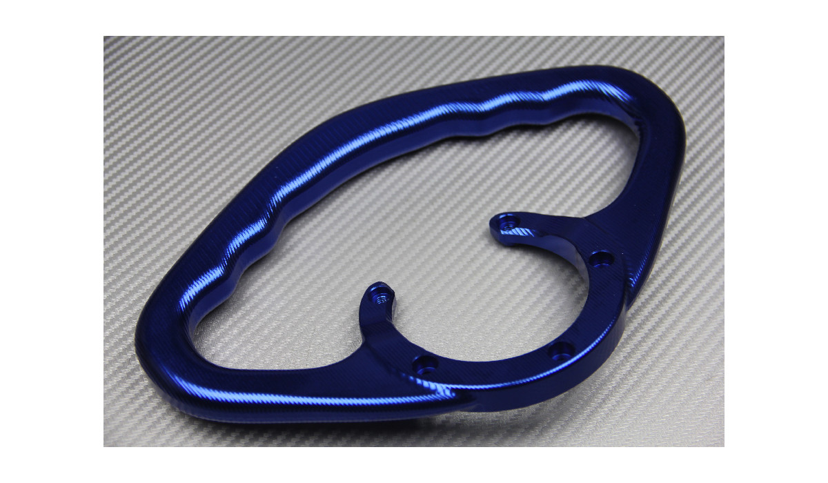 Poignée de réservoir moto en aluminium bleu pour Ducati Monster S4R 04-08