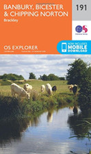OS Explorer Map (191) Banbury, Bicester and Chipping No - Map NEW Ordnance Surve