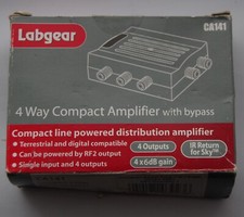 LABGEAR 4 WAY COMPACT DISTRIBUTION AMPLIFIER