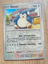 Pokemon Karte Relaxo Deutsch Reverse Holo 136/167